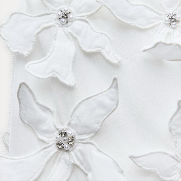 NWT Zara Floral Mini Skirt ZW Collection - Picture 7 of 11